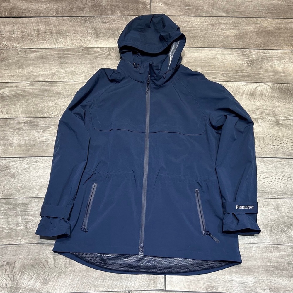 Pendleton CW177 Women’s Paradise Ripstop Anorak Blue Coat Jacket Size Large